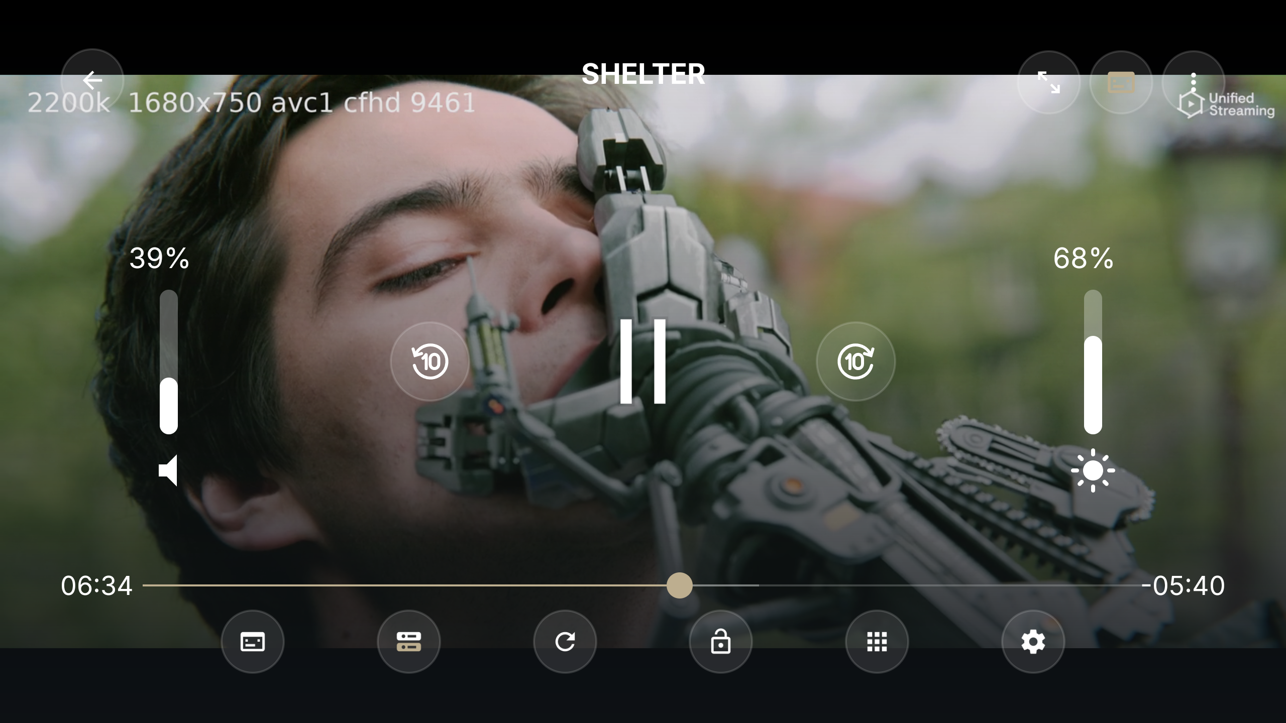 Current EasyPlex 2.4 AndroidX Media3 player interface